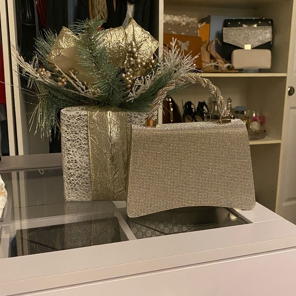 Rhinestone mini handheld and crossbody handbag - Picture 10 of 16